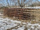 (10 +/-) Steel continuous fence,
